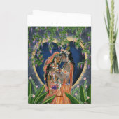 Krishna en Radha Kaart (Achterkant)