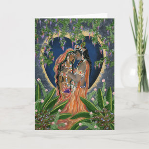 Krishna en Radha Kaart