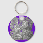 Krishna en Radha sleutelhanger (Voorkant)