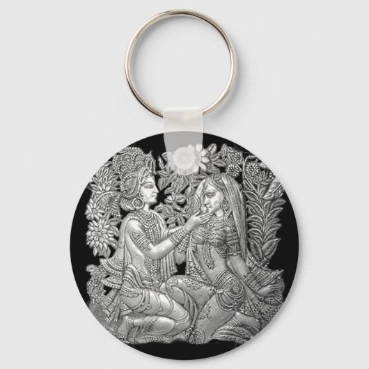 Krishna en Radha Sleutelhanger (Voorkant)