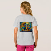 Krishna en Radha T-shirt (Achterkant volledig)
