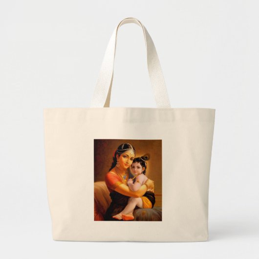 krishna grote tote bag (Voorkant)