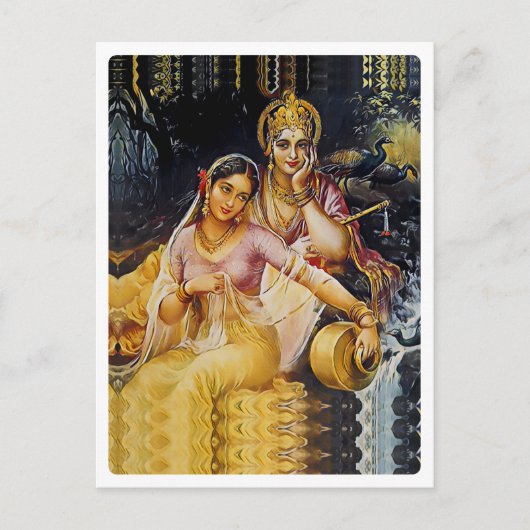 KRISHNA - hindoeïstische godheid - Briefkaart (Voorkant)