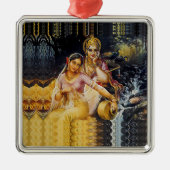KRISHNA - hindoeïstische godheid - Metalen Ornament (Voorkant)