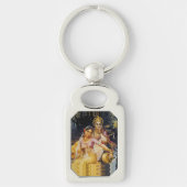 KRISHNA - hindoeïstische godheid - Sleutelhanger (Voorkant)