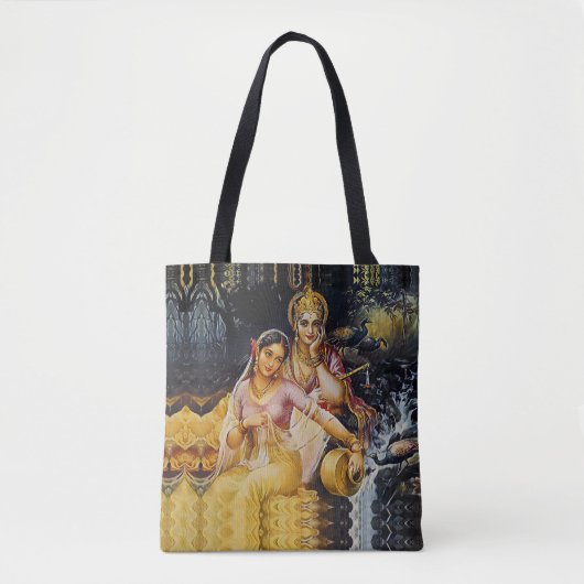 KRISHNA - hindoeïstische godheid - Tote Bag (Voorkant)