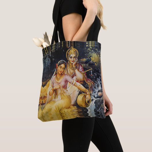 KRISHNA - hindoeïstische godheid - Tote Bag (Dichtbij)