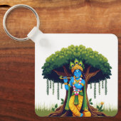 Krishna & Inspiratie Sleutelhanger (Voorkant)