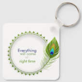 Krishna & Inspiratie Sleutelhanger (Achterkant)