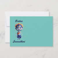 Krishna Janmashtami blauw mok