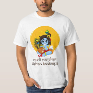Krishna Janmashtami citaat T-shirt