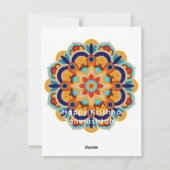 Krishna Janmashtami Feestdagenkaart (Achterkant)