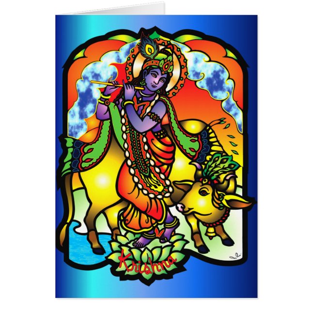 Krishna-kaart (Voorkant)