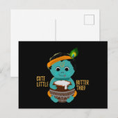 Krishna kaarten Baby Krishna kunst briefkaarten Sp (Voorkant / Achterkant)
