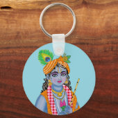 Krishna Keyring Sleutelhanger (Voorkant)