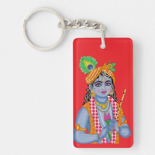 Krishna Keyring Sleutelhanger (Voorkant)