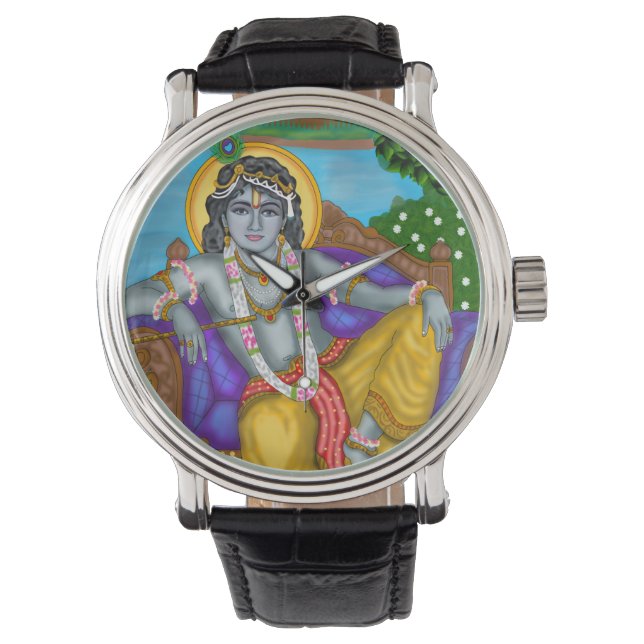Krishna Klok Horloge (Voorkant)