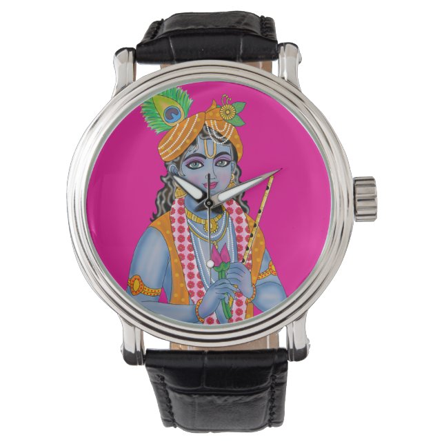Krishna Klok Horloge (Voorkant)