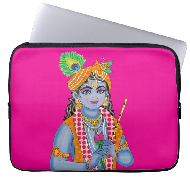 Krishna  laptop sleeve (Voorkant)