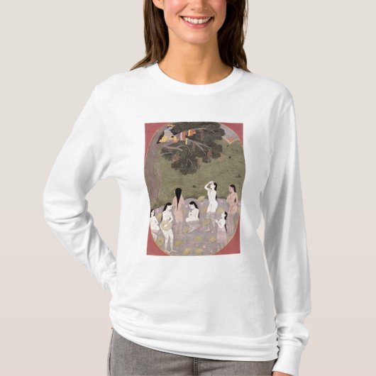 Krishna met de kleren van Kw Girls, T-shirt (Voorkant)