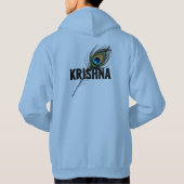 KRISHNA met een pauwenveer Hoodie (Achterkant)