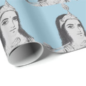 Krishna met Flute Cadeaupapier (Rol Hoek)