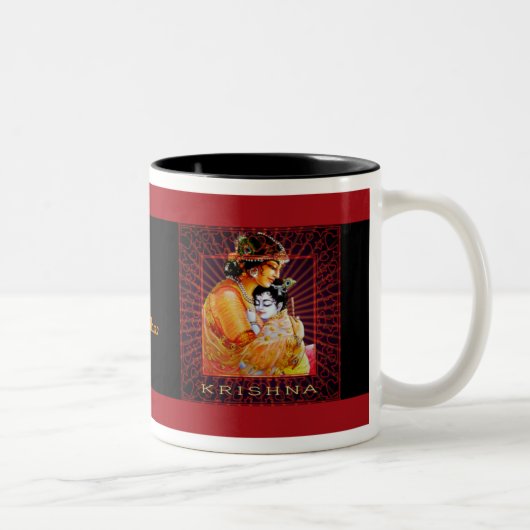 KRISHNA-Mok Tweekleurige Koffiemok (Rechts)