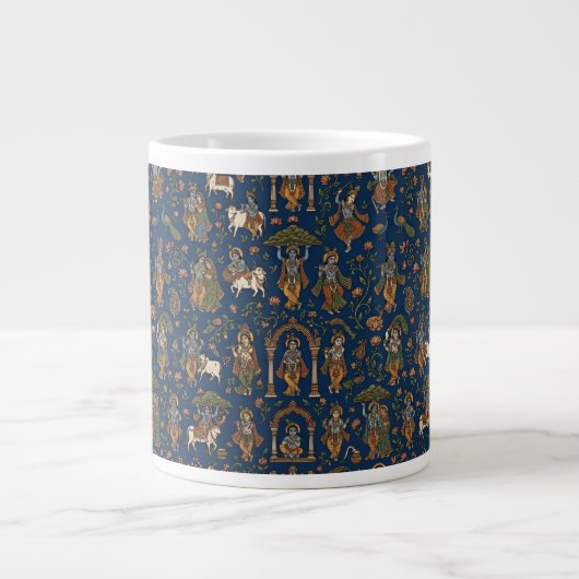 Krishna-patroon Grote Koffiekop (Voorkant)