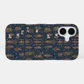 Krishna-patroon iPhone 16 Hoesje (Achterkant horizontaal)