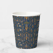 Krishna-patroon Papieren Bekers (Links)