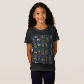 Krishna-patroon T-shirt (Voorkant volledig)