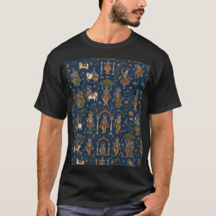 Krishna-patroon T-shirt