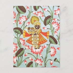 krishna pichwai Briefkaart
