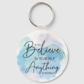 Krishna & Positieve Gedachten Sleutelhanger (Achterkant)