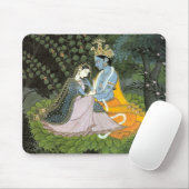 Krishna & Radha Colorful Muismat (Met muis)