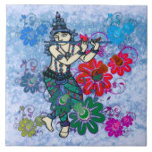 Krishna Rising Tegeltje (Voorkant)