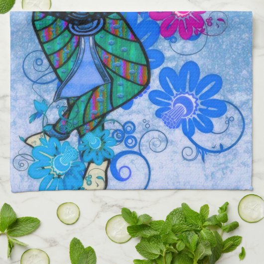 Krishna Rising Theedoek (Gevouwen)