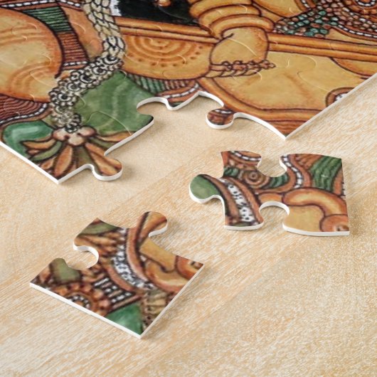 KRISHNA SPEELT DE FLUTE UIT LEGPUZZEL (Zijkant)