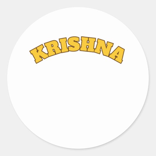 Krishna Stickers (Voorkant)