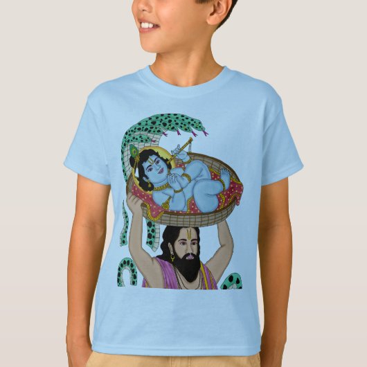 Krishna & Vasudeva T-shirt (Voorkant)