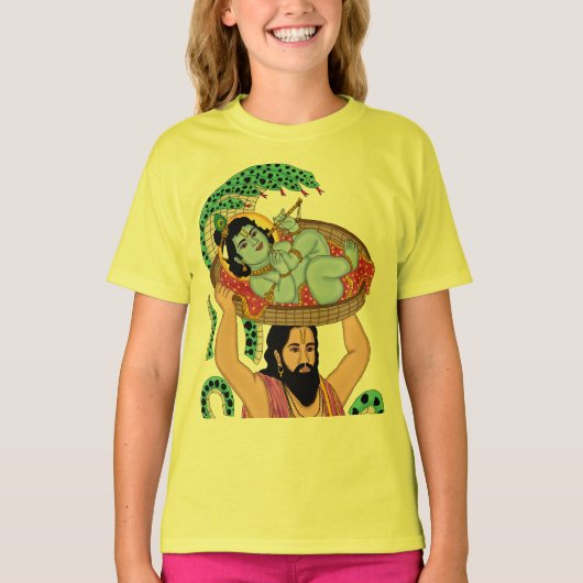 Krishna & Vasudeva T-shirt (Voorkant)