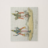 Krishna Venugopala, gegraveerd door de Marlet en d Legpuzzel (Verticaal)