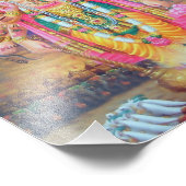 Krishna Vishvarupa Print (8 x 10 inch) Foto Afdruk (Hoek)