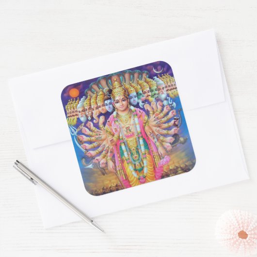 Krishna Vishvarupa Stickers (Envelop)