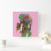 Krishna Wall Clock Vierkante Klok (Huis)