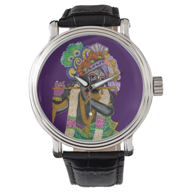 Krishna Wandklok Horloge (Voorkant)