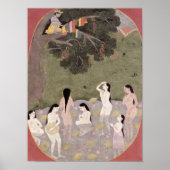 Krishna with the Cow Girls' clothes, Poster (Voorkant)