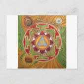 Krishna Yantra Briefkaart (Voorkant)