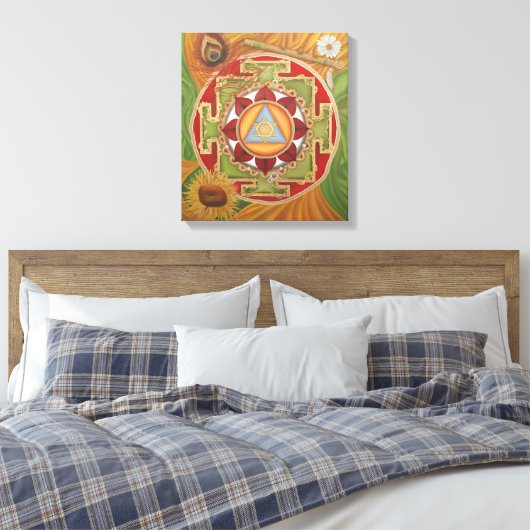 Krishna Yantra Print (Insitu (Slaapkamer))