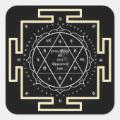 Krishna yantra Sticker (Voorkant)
